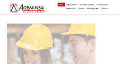 Desktop Screenshot of ademinsa.com.co